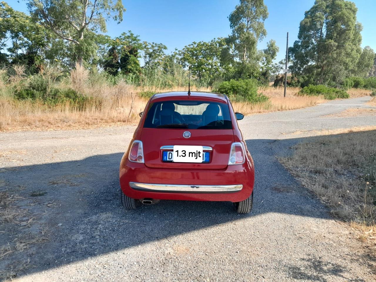 Fiat 500 1.3 Multijet 16V 75 CV Lounge rossa