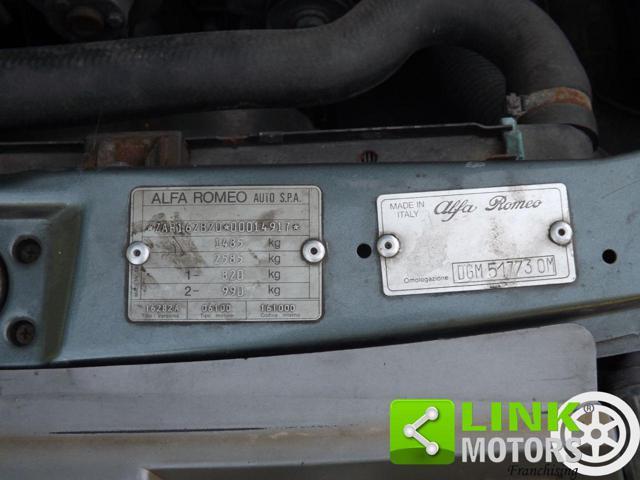 ALFA ROMEO 75 1.6 anno 1986 impianto GPL aggiornato 2025