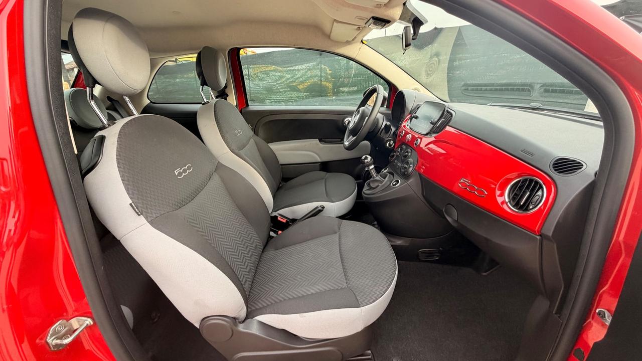 Fiat 500 1.0 Hybrid Red