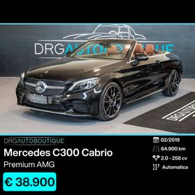 Mercedes-benz C 300 Cabrio AMG-Line Premium 19"/BURMESTER/AIRSCAF