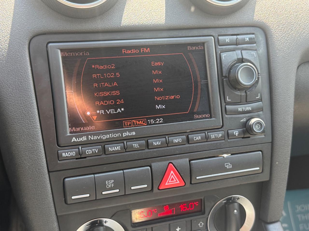 AUDI A3 SPORTACK 2.0 TDI 170 CV S-LINE