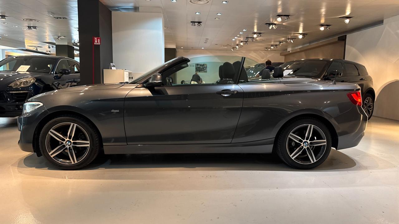 BMW 218i CABRIO SPORT 1.5 BENZINA 136CV - 2015