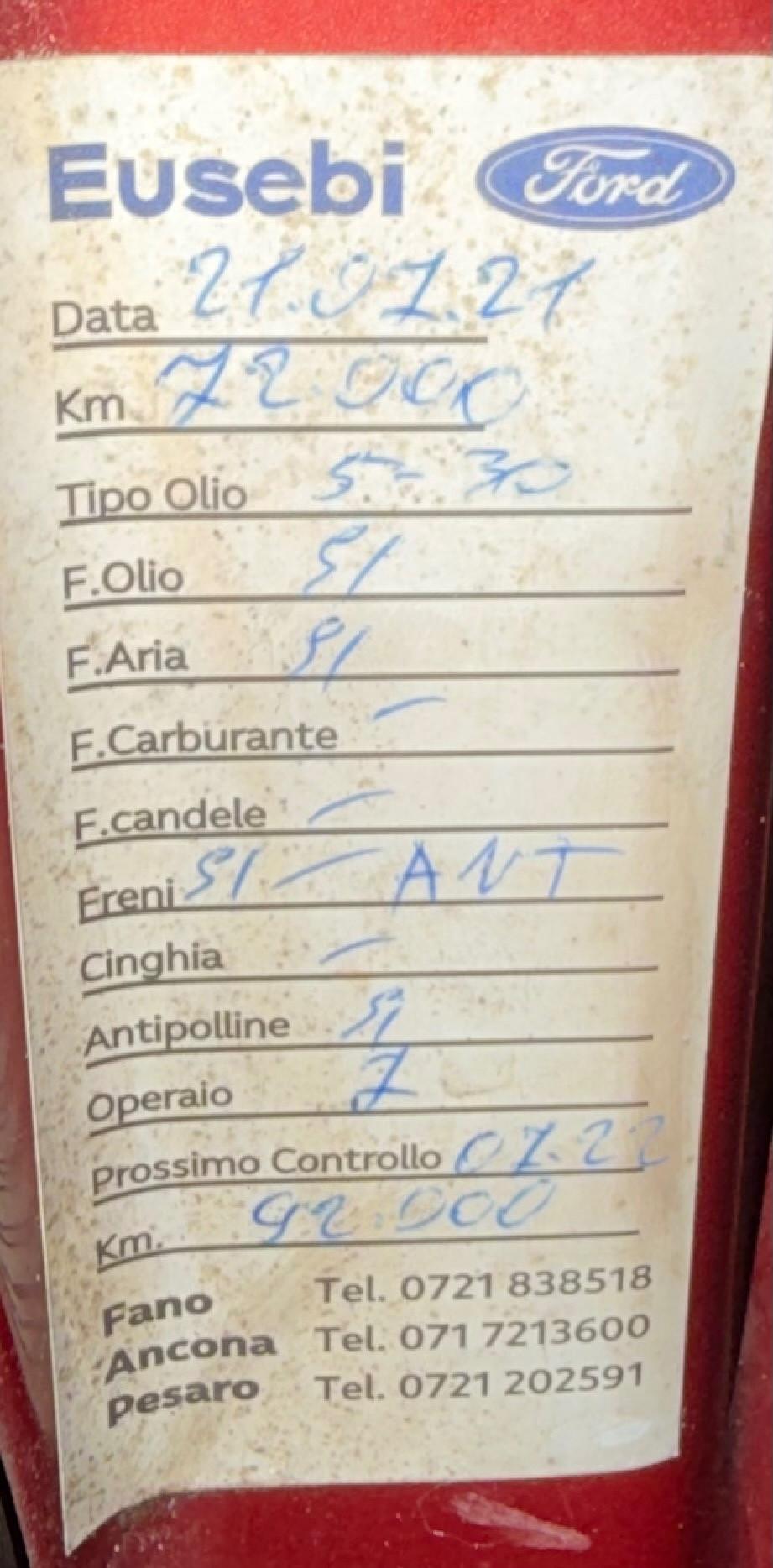 Ford Fiesta 1.2 Benzina 75 Cv