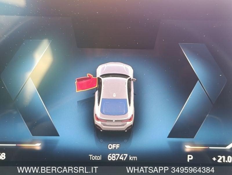 BMW Serie 4 Gran Coupé 420d xDrive 48V Msport*GANCIO TRAINO*TELECAMERA POST*FULL LED*