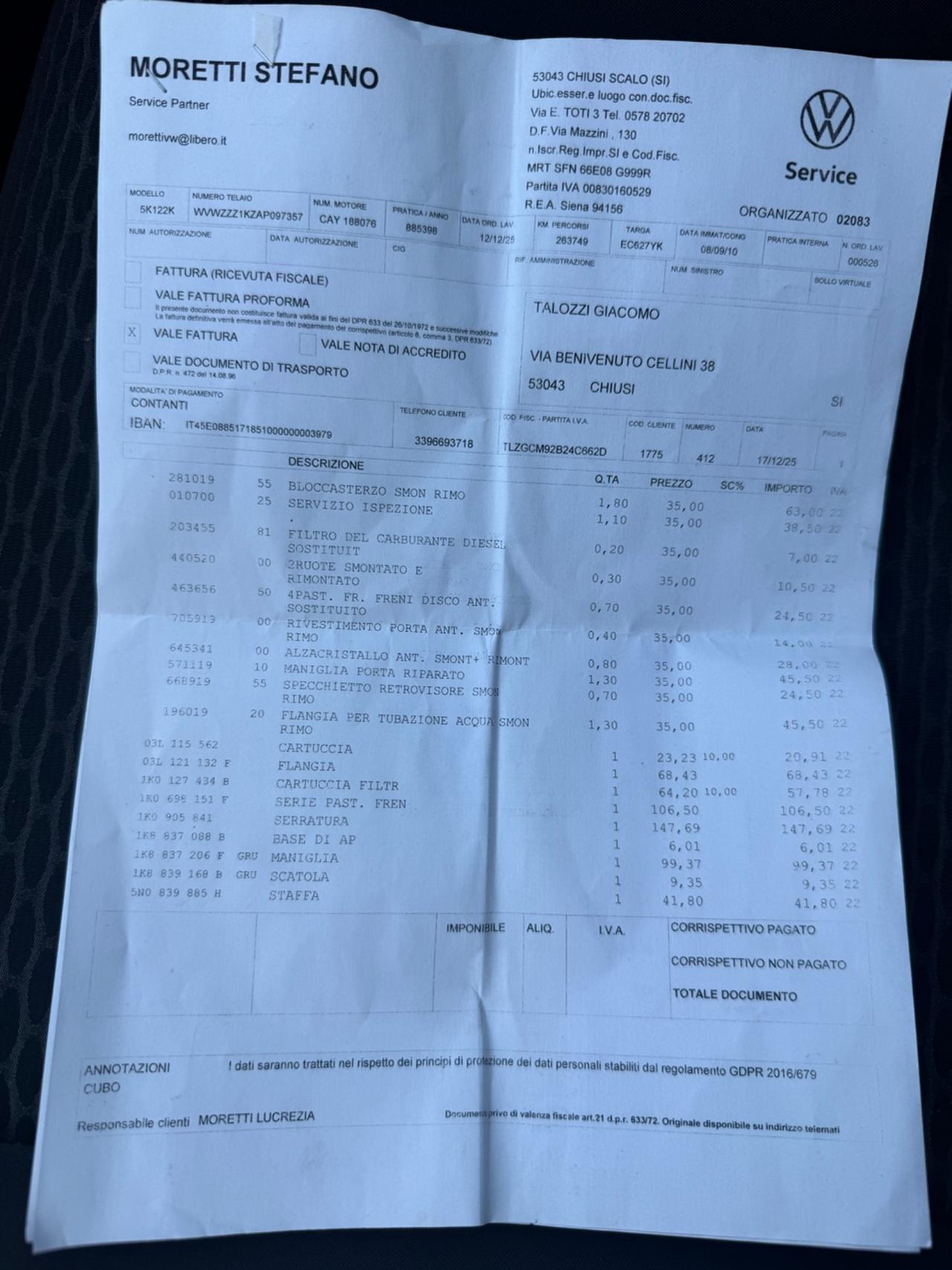 Volkswagen Golf 1.6 TDI DPF 5p. Highline