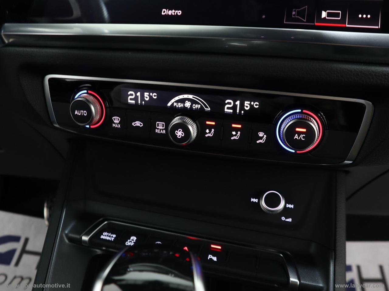 AUDI Q3 SPORTBACK 2.0TDI 200CV S-tronic S-LINE NAVI MATRIX LED PELLE QUATTRO RETROCAMERA