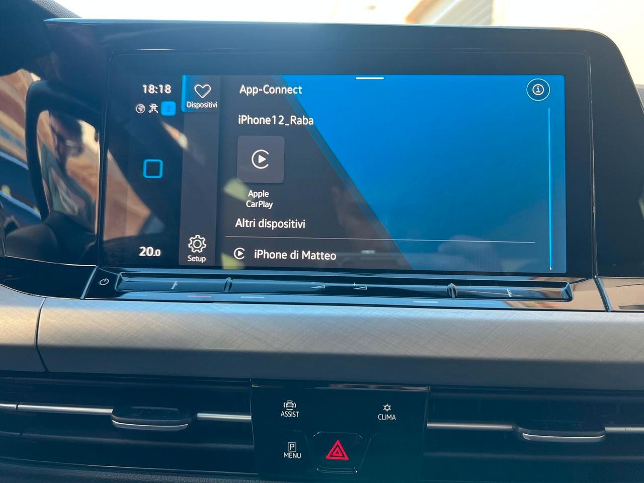 VOLKSWAGEN GOLF VIII 2.0 TDI 150CV DSG NAVI CAM LED AMBIENT ANNO 2021
