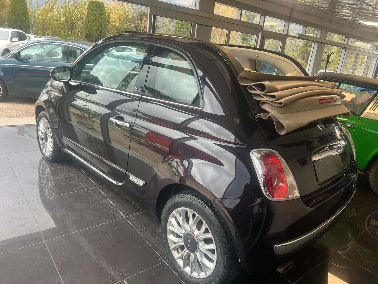 Fiat 500 0.9 TwinAir Turbo 105 CV Lounge CABRIOLET/PELLE BI-COLORE/R"15/SENSORI