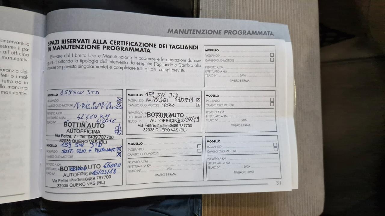 Alfa Romeo 159 2.0 JTDm Sportwagon Progression