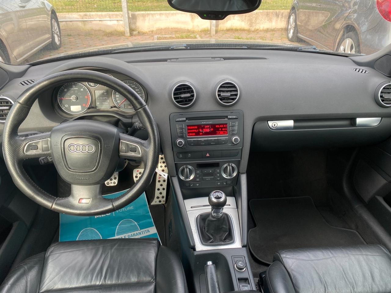 AUDI - A3 Cabrio - 1.6 TDI Sline - NEOPATENTATI - FINANZIABILE - PERMUTE