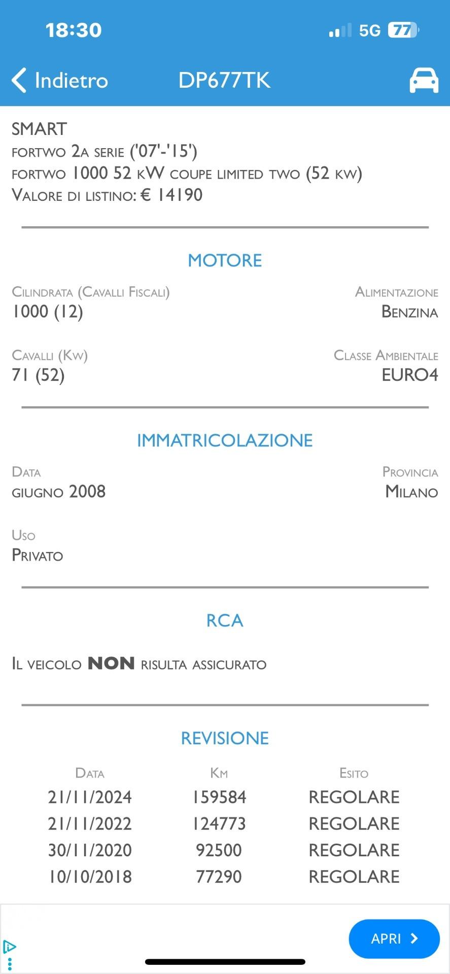 Smart ForTwo 1000 52 kW coupé passion