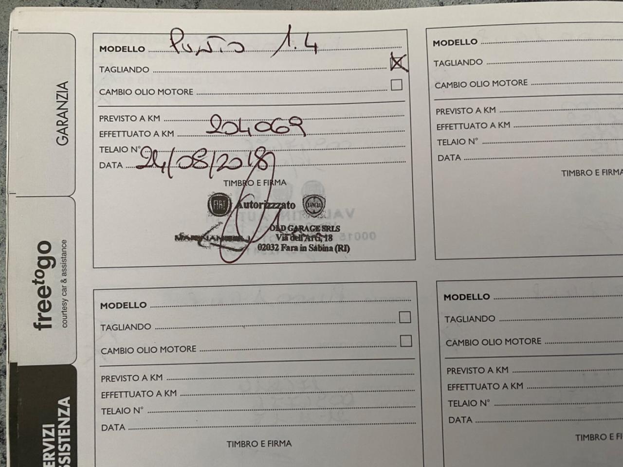 Fiat Punto 1.4 8V 5 porte Natural Power Easy