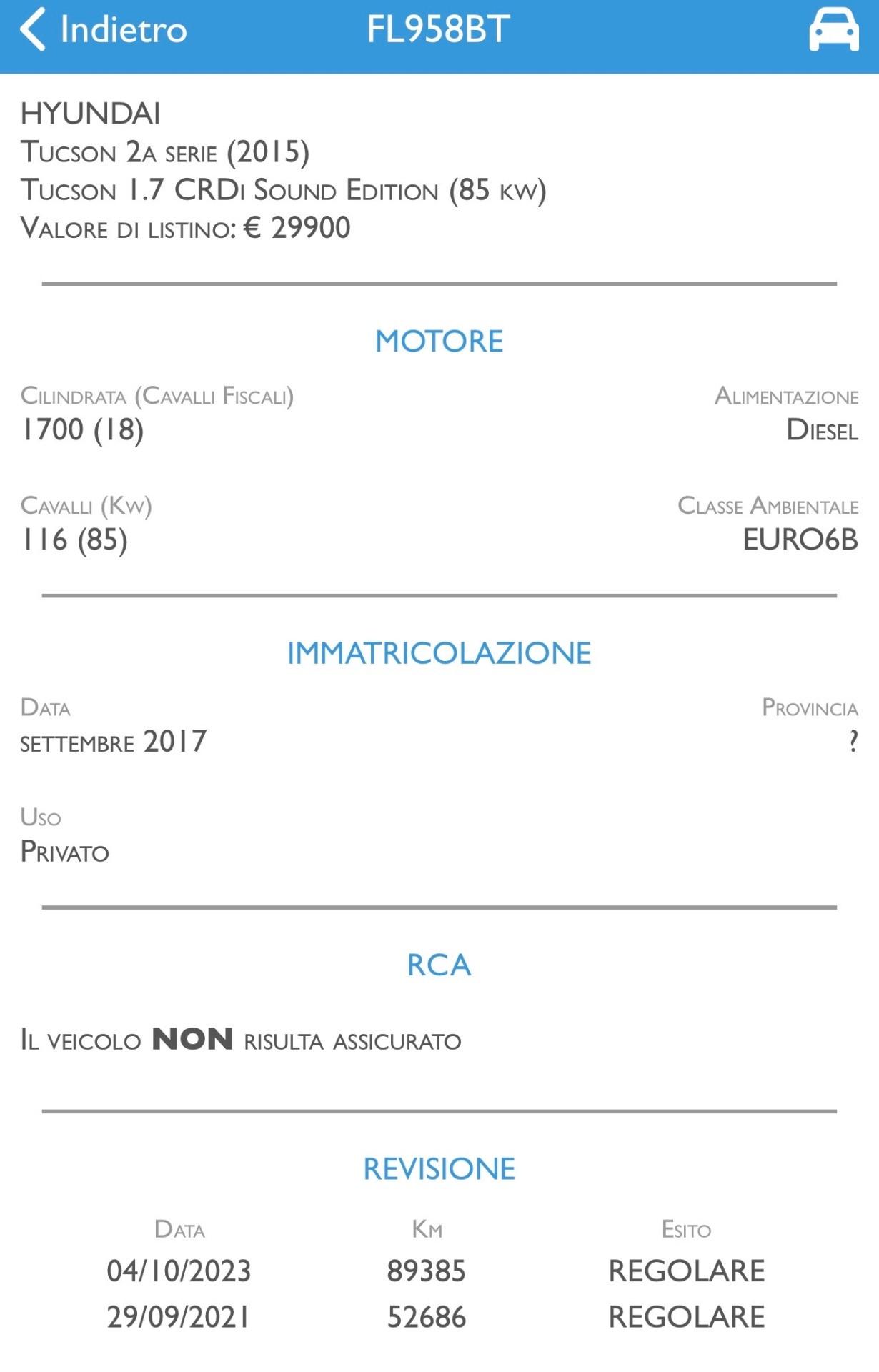 Hyundai Tucson 1.7 CRDi Comfort NAVI-TELECAMERA