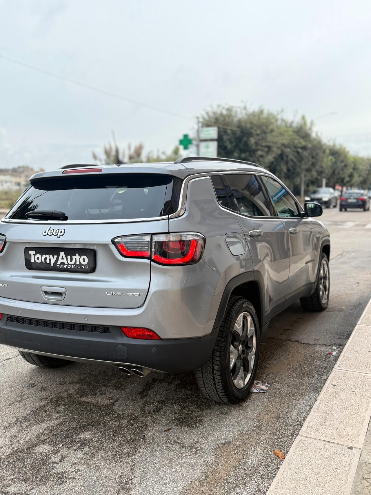 Jeep Compass 2.0 mjt Limited 4wd 140cv auto NAVI,BLUETHOOT,SENS.PARCHEGGIO,PELLE,FULL LED