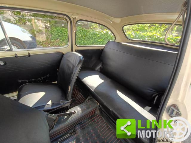 FIAT 600 D FANALONA LIBRETTO E TARGHE ORIGINALI