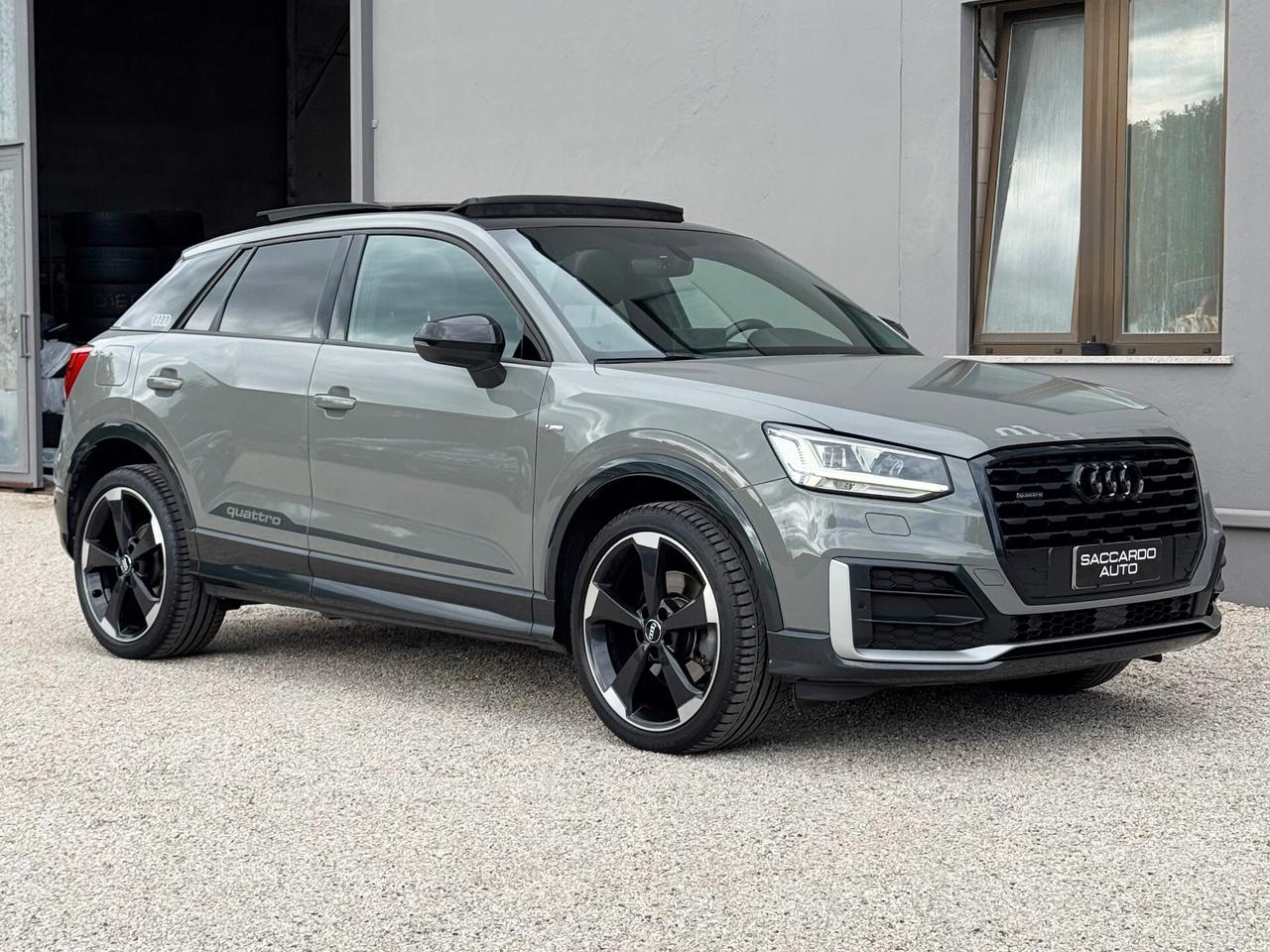 Audi Q2 2.0 TDI Identity Black S line Quattro 150cv | PREZZO REALE