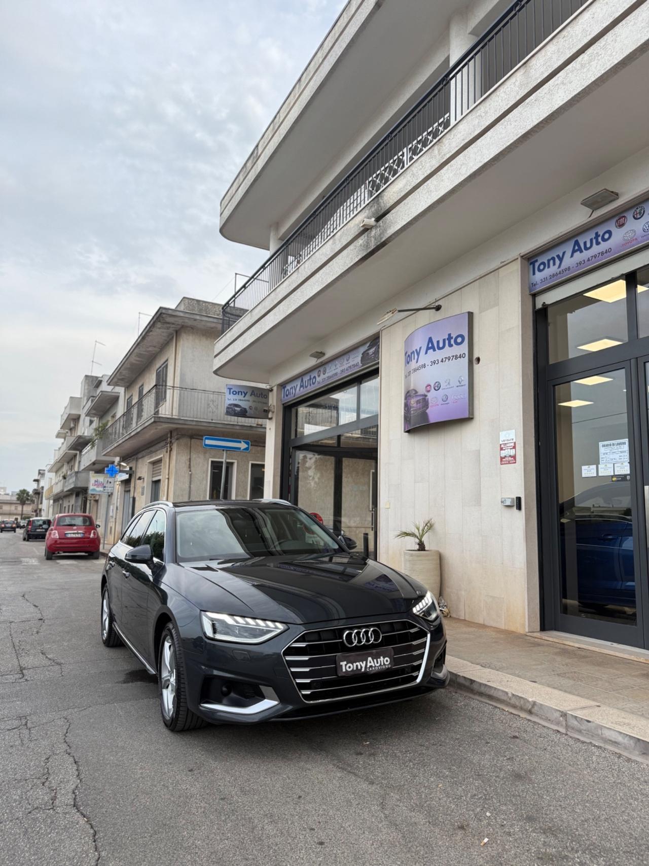 Audi A4 Avant 35 2.0 tdi mhev (DIESEL/ELETTRICA) s-tronic VIRTUALCOCKPIT,NAVIGATORE,FARO MATRIX