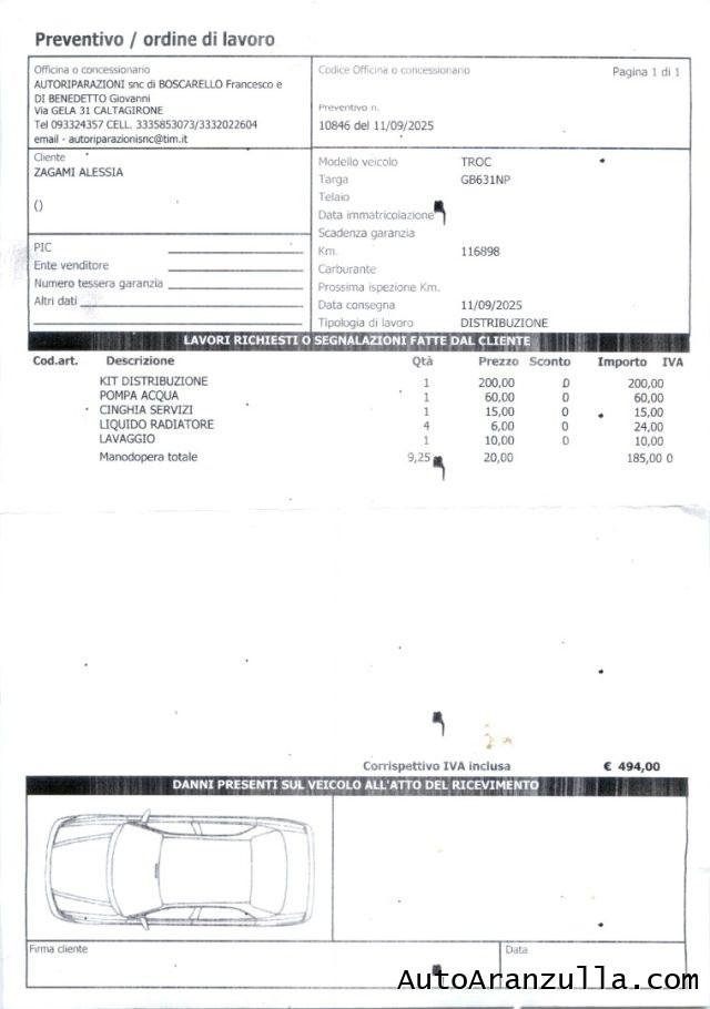 VOLKSWAGEN T-Roc 1.6 TDI 115CV Business Virtual Cockpit Navi