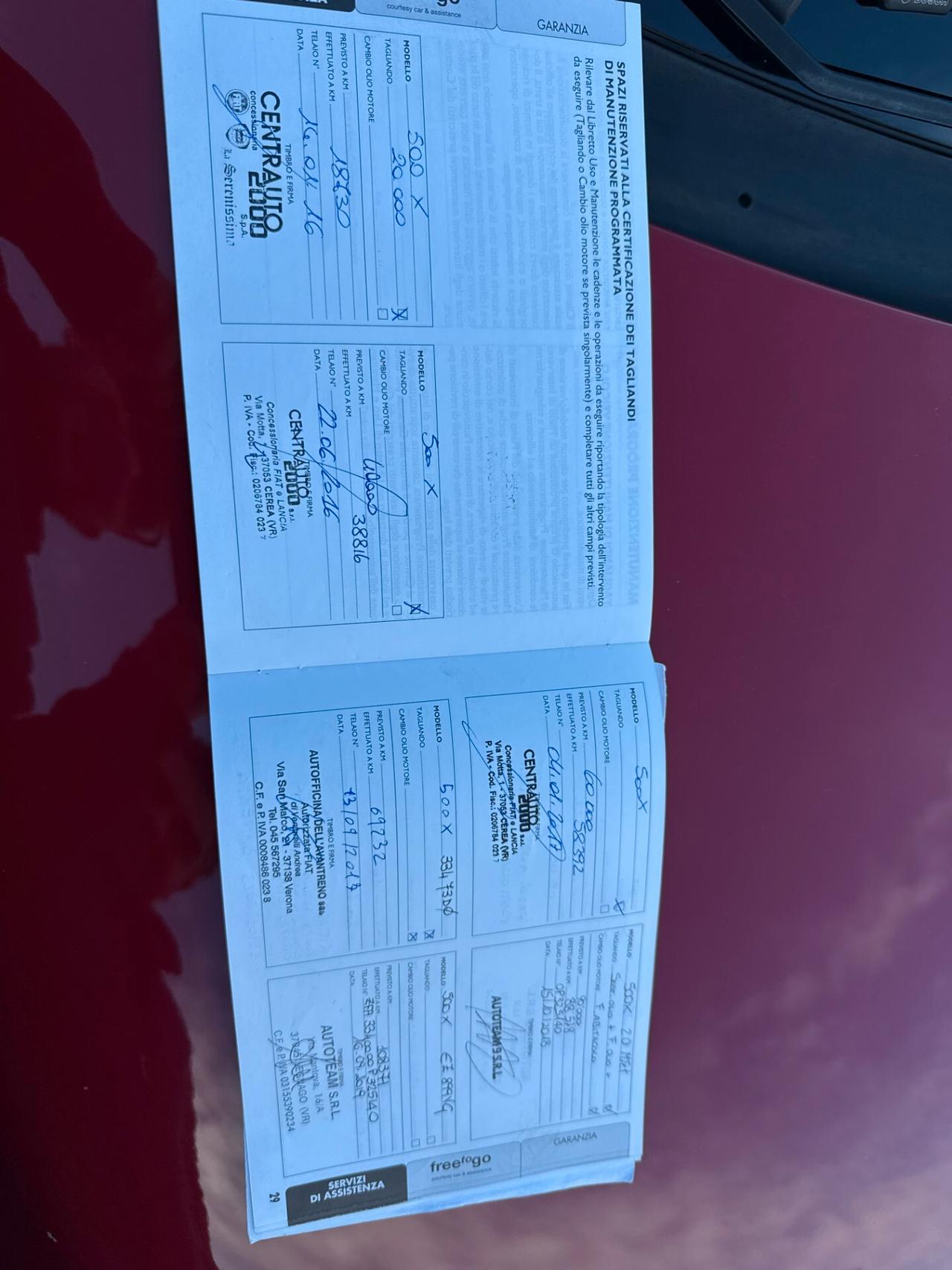 Fiat 500X 2.0 mjt Cross 4x4 140cv auto