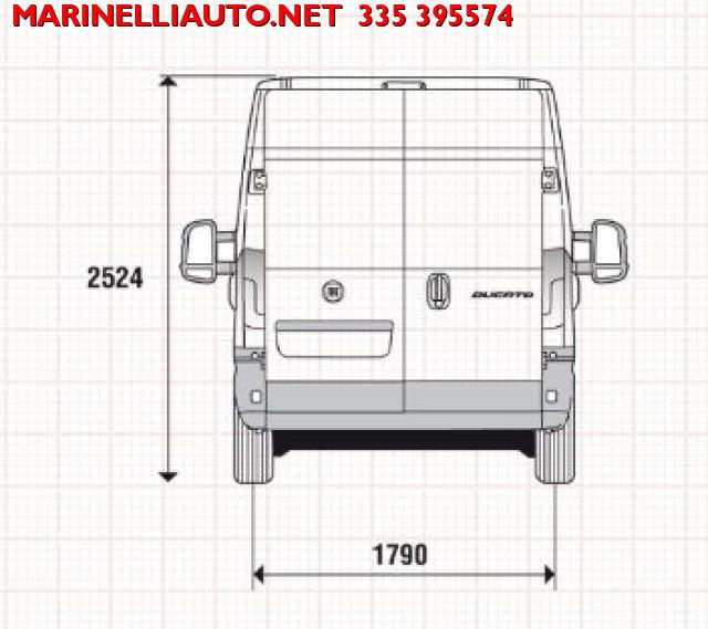 FIAT Ducato 35q Lh2 2.2 Mjt 140CV Furgone KM ZERO