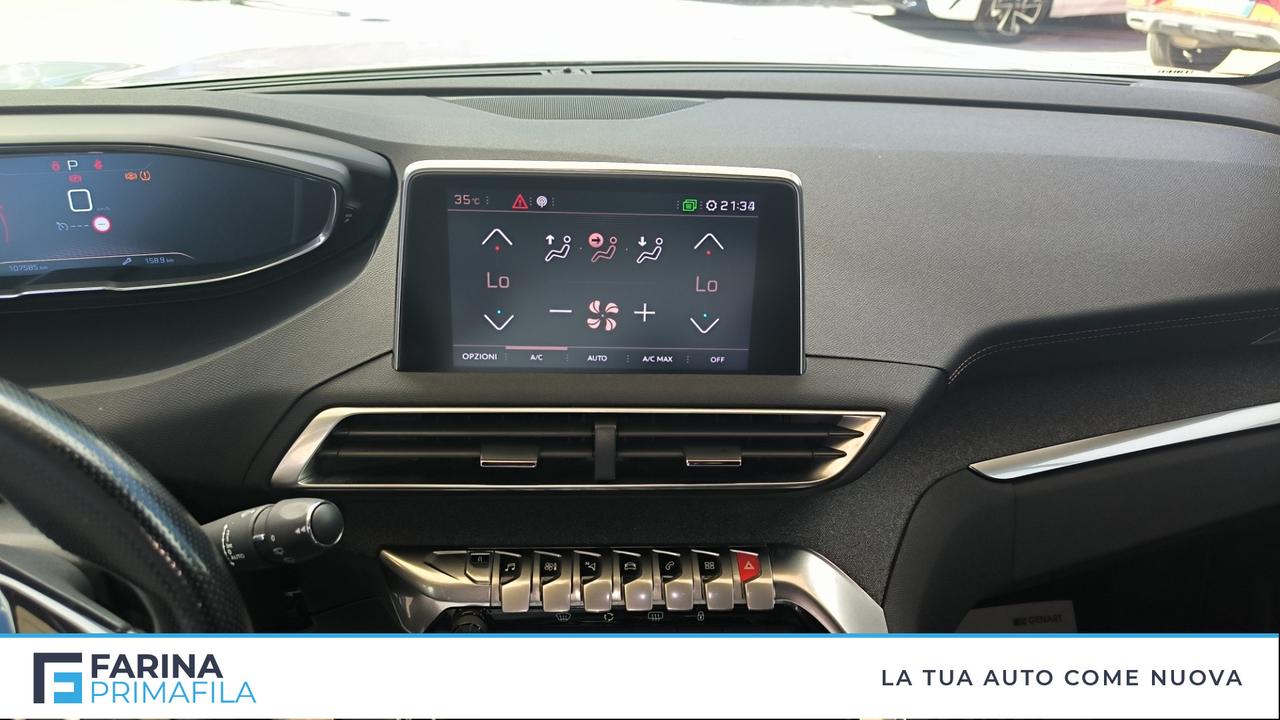 PEUGEOT 3008 II 2016 - 3008 1.6 bluehdi GT Line s&s 120cv eat6