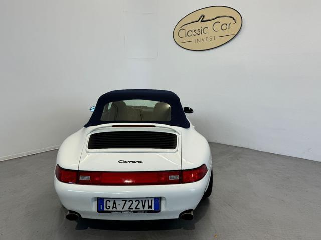 PORSCHE 993 Carrera cat Cabriolet ISCRITTA ASI CAPPOTTA BLU