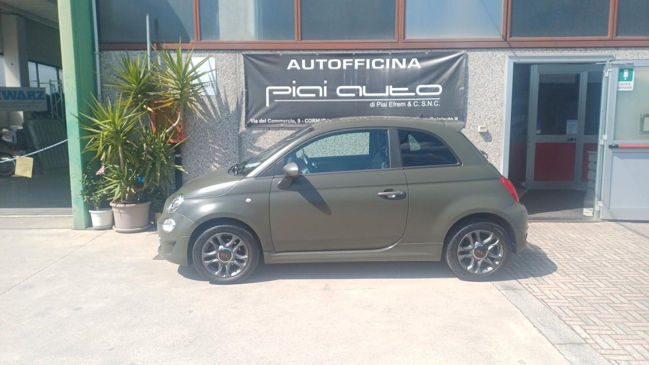 Fiat 500 1.2 S VERDE OPACA OK NEOPATENTATI