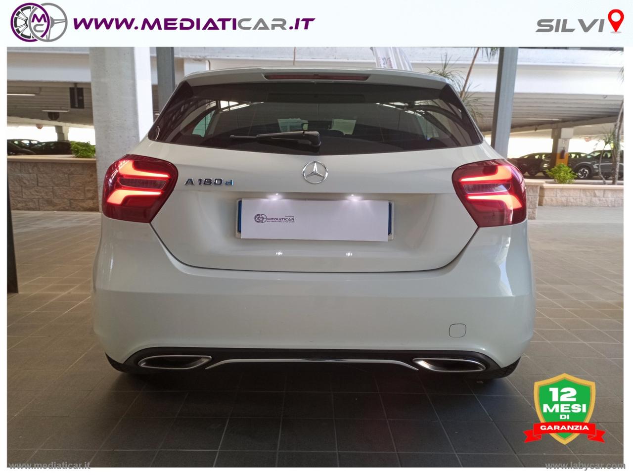 MERCEDES-BENZ A 180 d Automatic Sport UNICO PROPRIETARIO