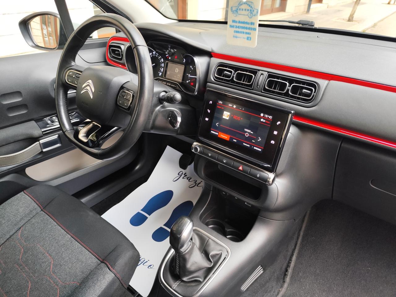 Citroen C3 1.6 BlueHDi 100CV Shine PERFETTA