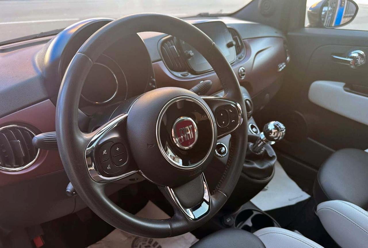 Fiat 500 1.0 Hybrid Star Interni in Pelle TOP GAMMA Car Play Cerchi Lega 16