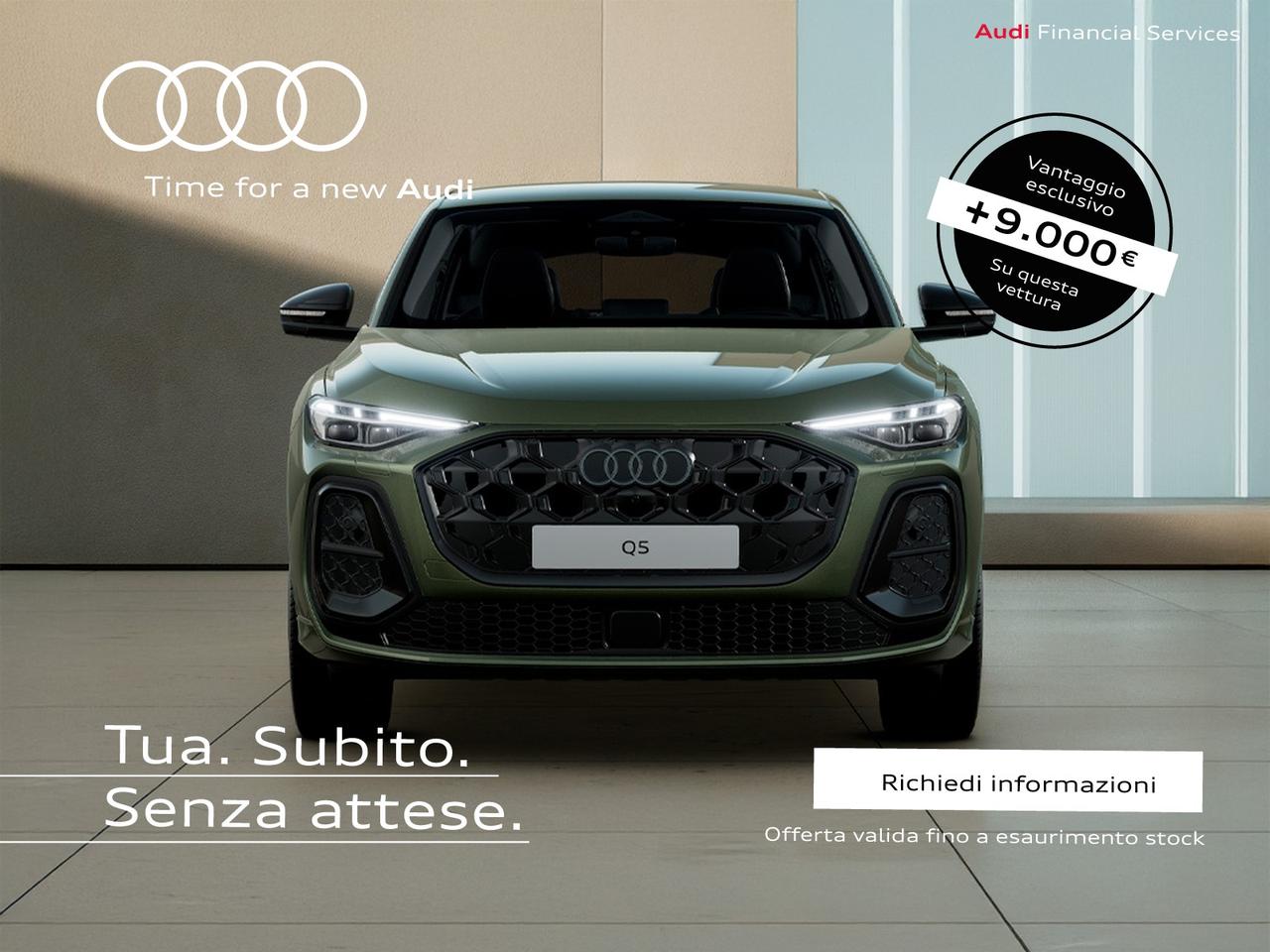 Audi Q5 sportback 2.0 tdi mhev+ s line edition quattro 204cv s-tronic