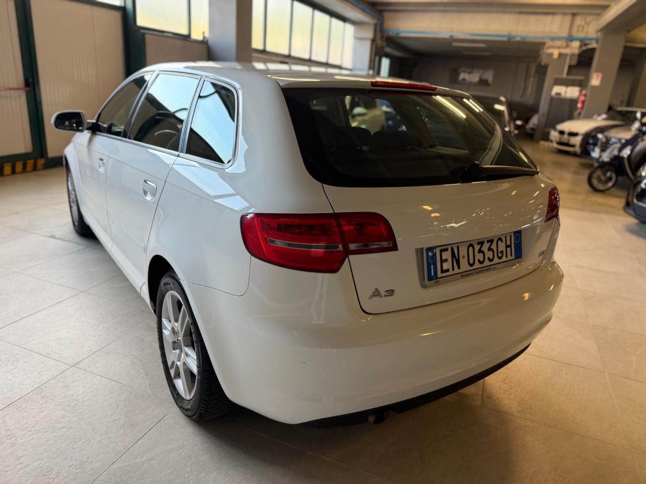 Audi A3 SPB 1.6TDI ATTRACTION NEOPAT KMCERT GARANZ