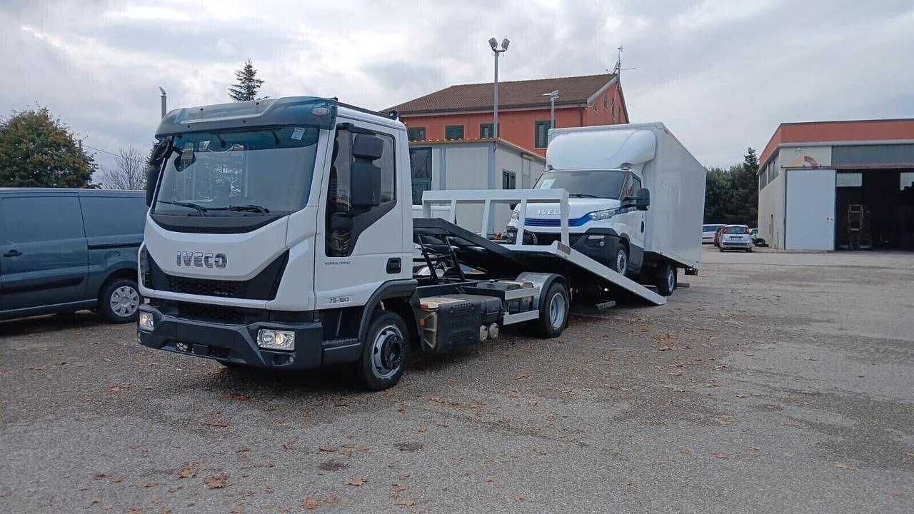 IVECO ML 75E19 - Allestimento Nuovo: Carroattrezzi - Verricello Traslabile con forche posteriori (C67)