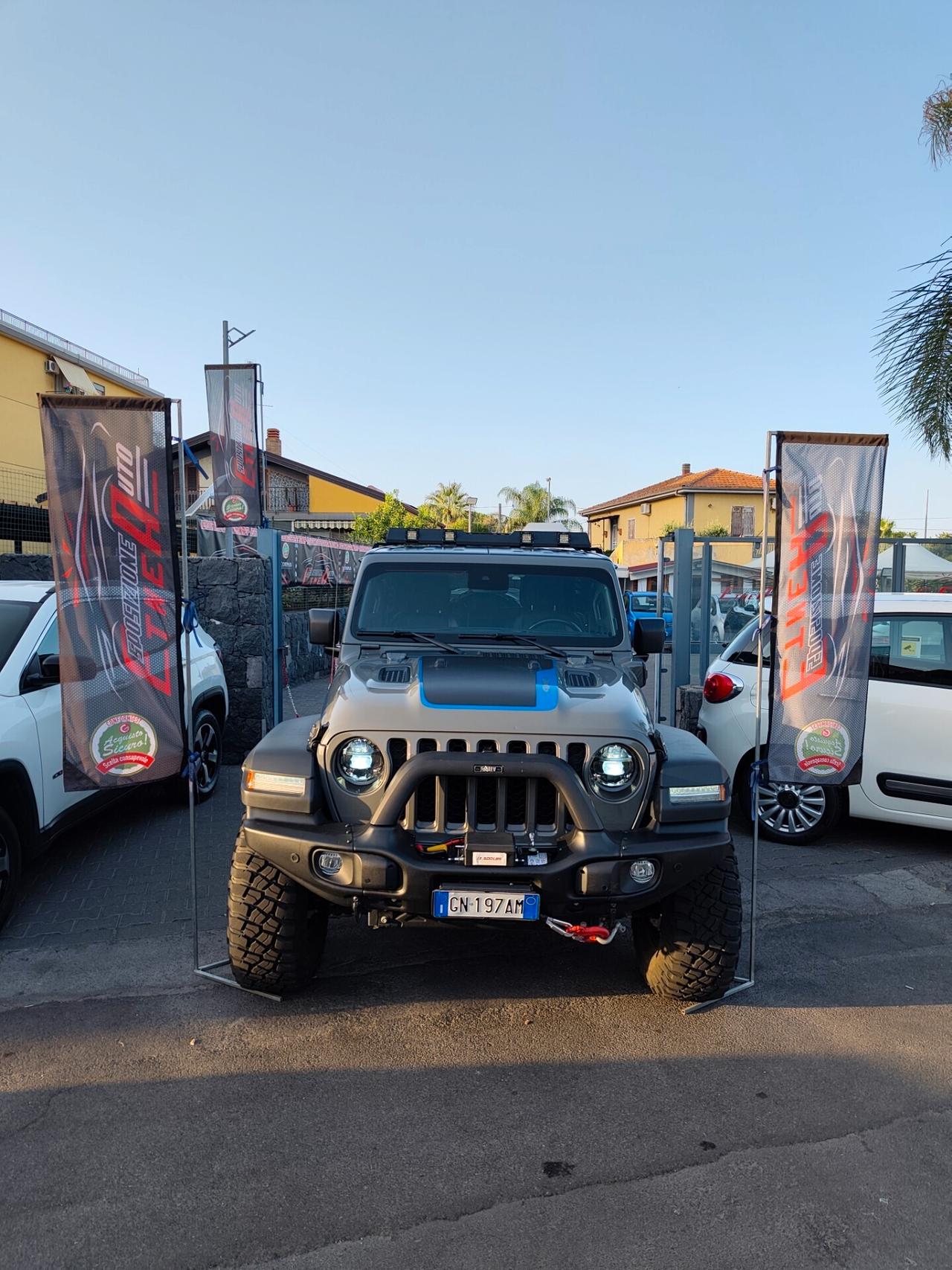 Jeep Wrangler Unlimited 2.0 PHEV ATX 4xe Rubicon preparata