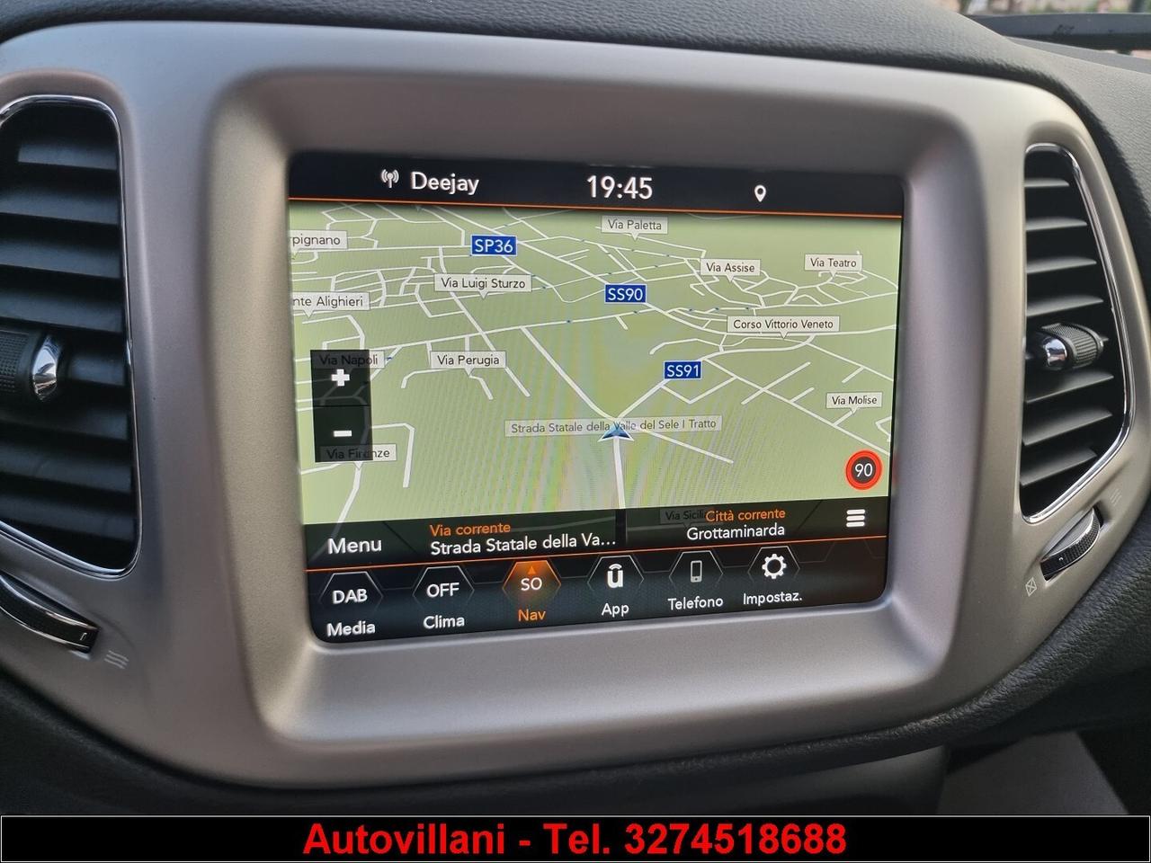 JEEP COMPASS 1.6 MJT LONGITUDE 2WD CV 120 ANNO 12/