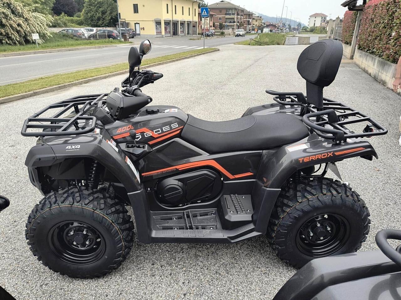 QUAD AGRICOLO TARGA GIALLA GOES 400 4X4 CON RIDOTTE