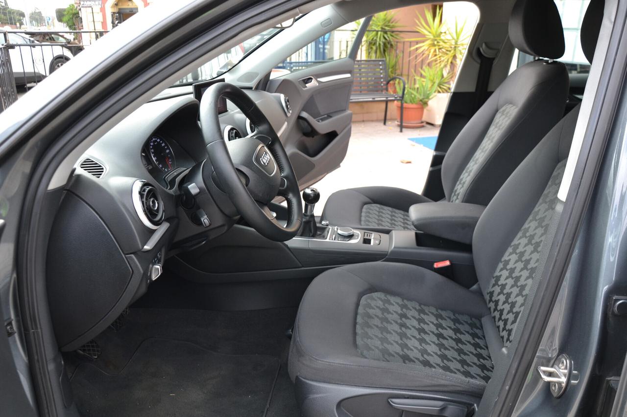 Audi A3 1.6 TDI 110CV SPORTBACK EURO6B *GARANZIA 12 MESI**