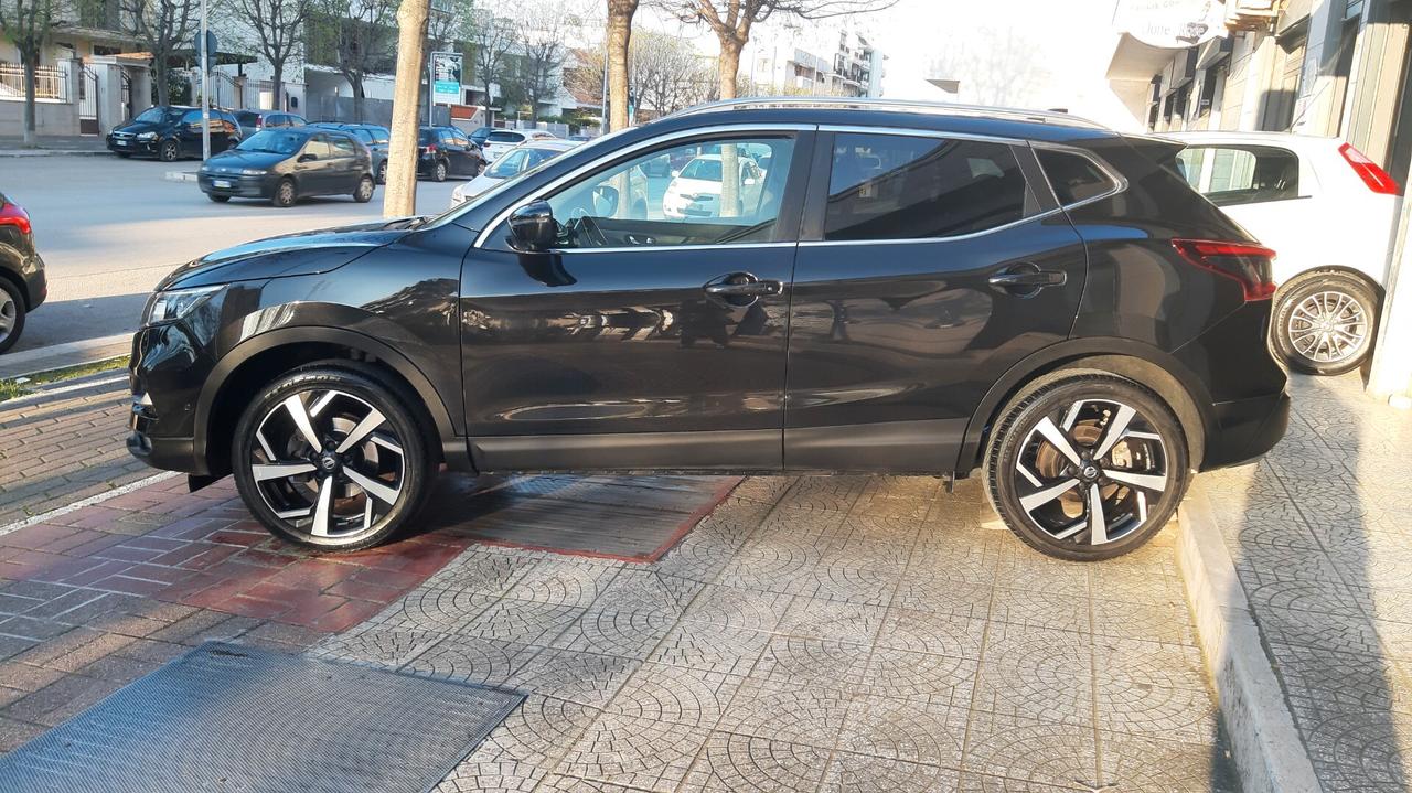 NISSAN QASHQAI1.5 DCI TEKNA TETTO-PELLE-CAMERA 360°