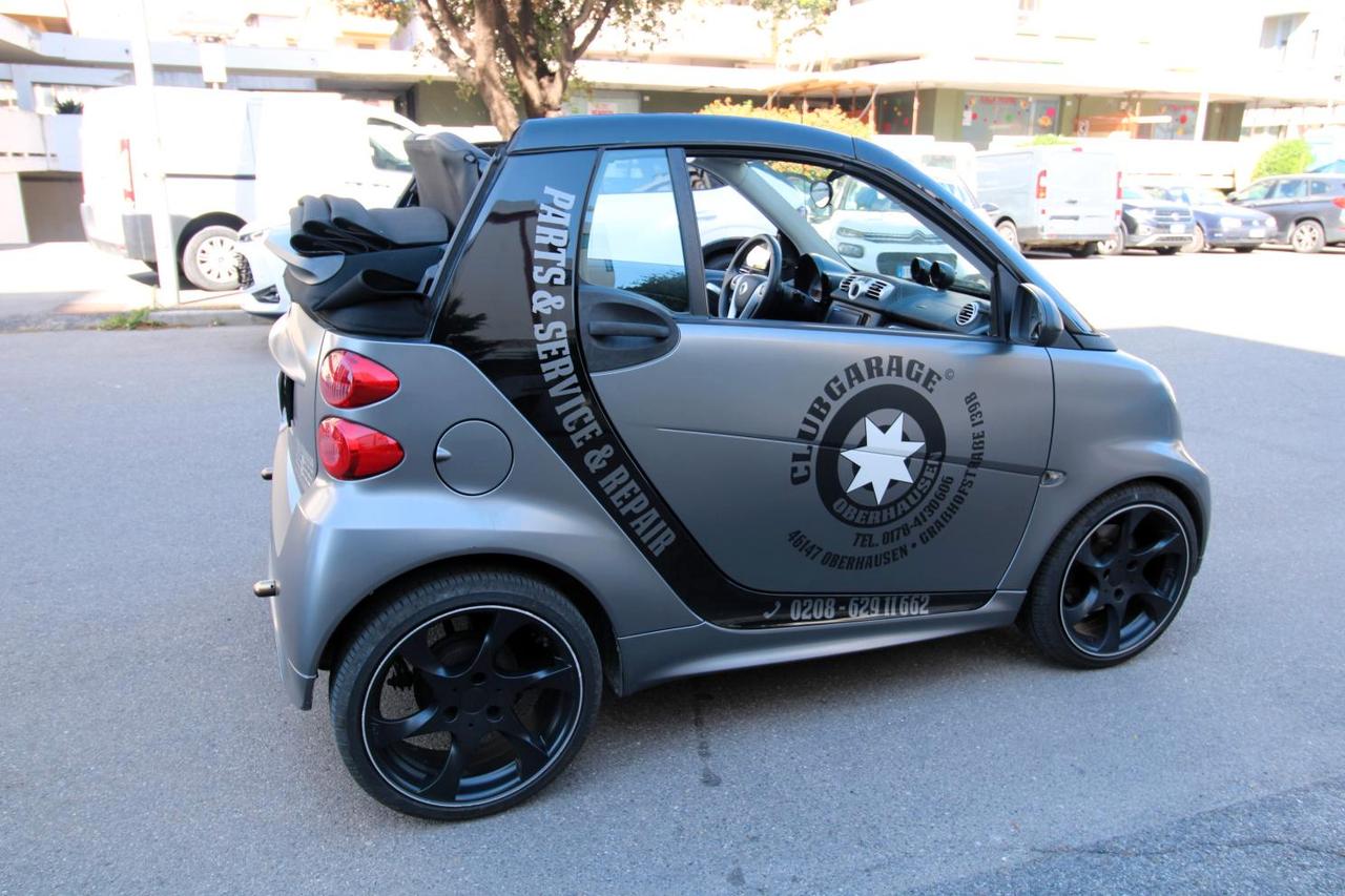 smart forTwo 451 BRABUS 1.0 I TURBO 62 kW cabrio TAILOR MADE