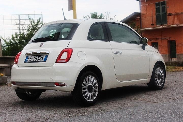 Fiat 500 1.2 Lounge 34000 KM PARI NUOVO 8 GOMME INVERNALI \ESTIVE TETTO PANOR. CLIMA RADIO CERCHI LEGA
