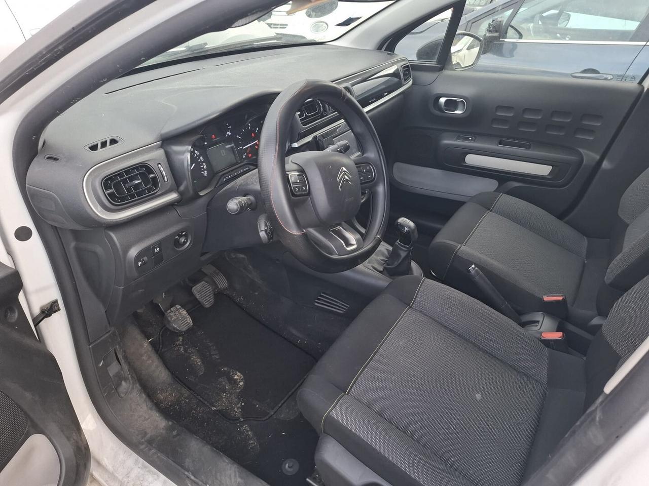 CITROEN C3 2020 VAN DIESEL SINISTRATA VA IN MOTO