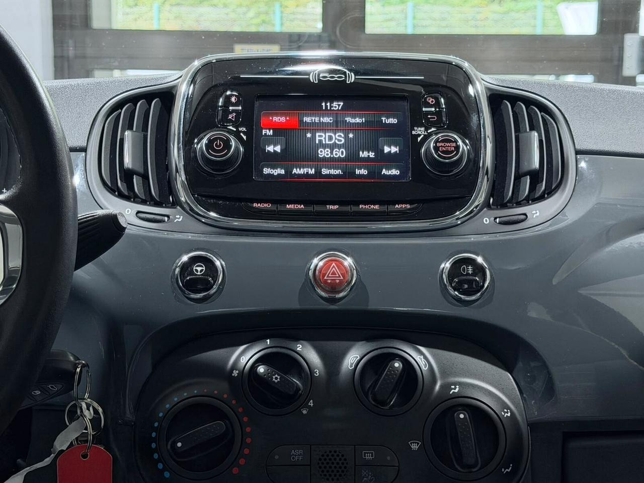 FIAT 500 1.2 69CV TETTO PANORAMICO - NEOPATENTATI