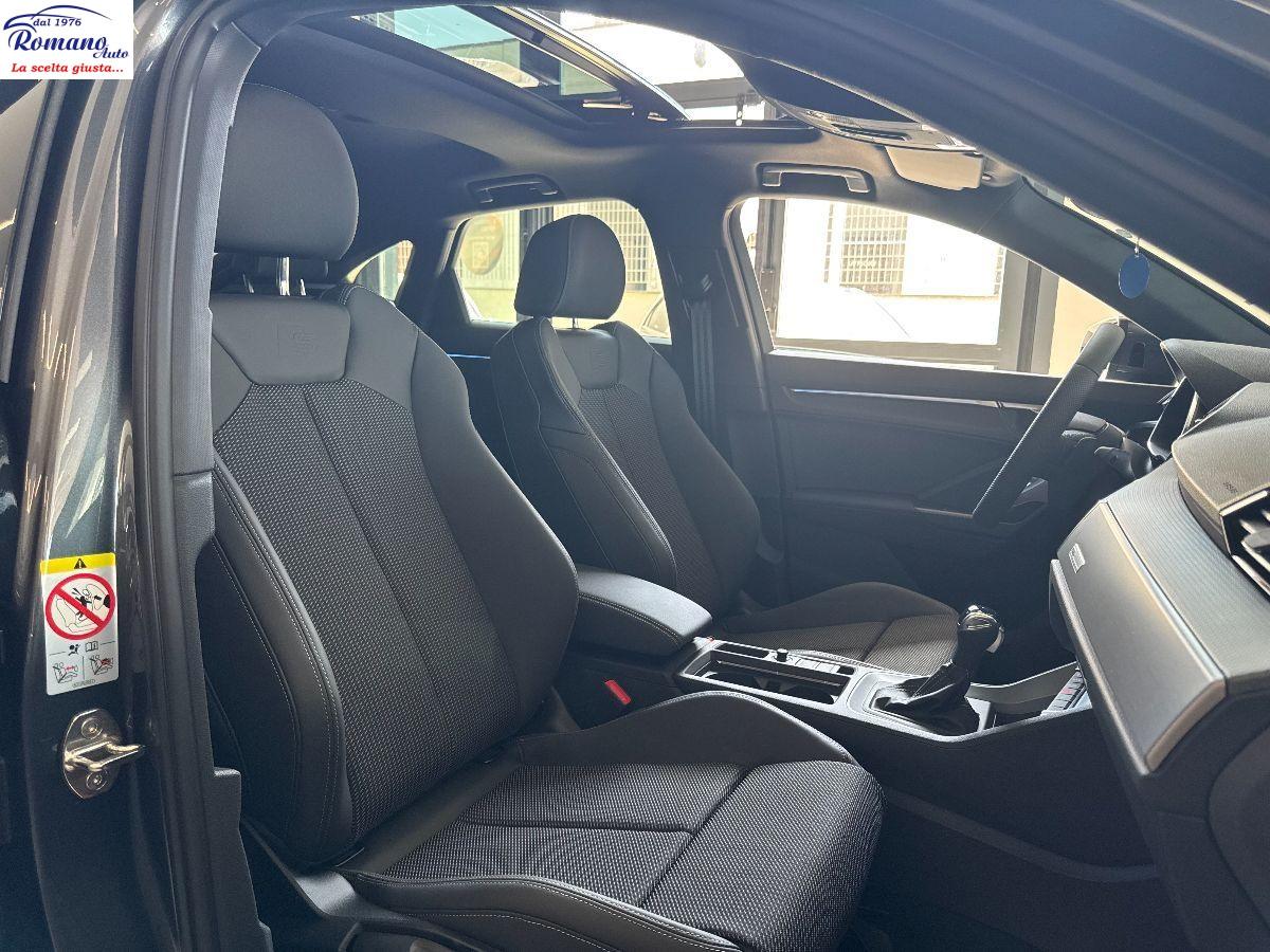 Audi Q3 SPB 35 TDI S tronic S line Black Identity#TETTO APRIBILE!