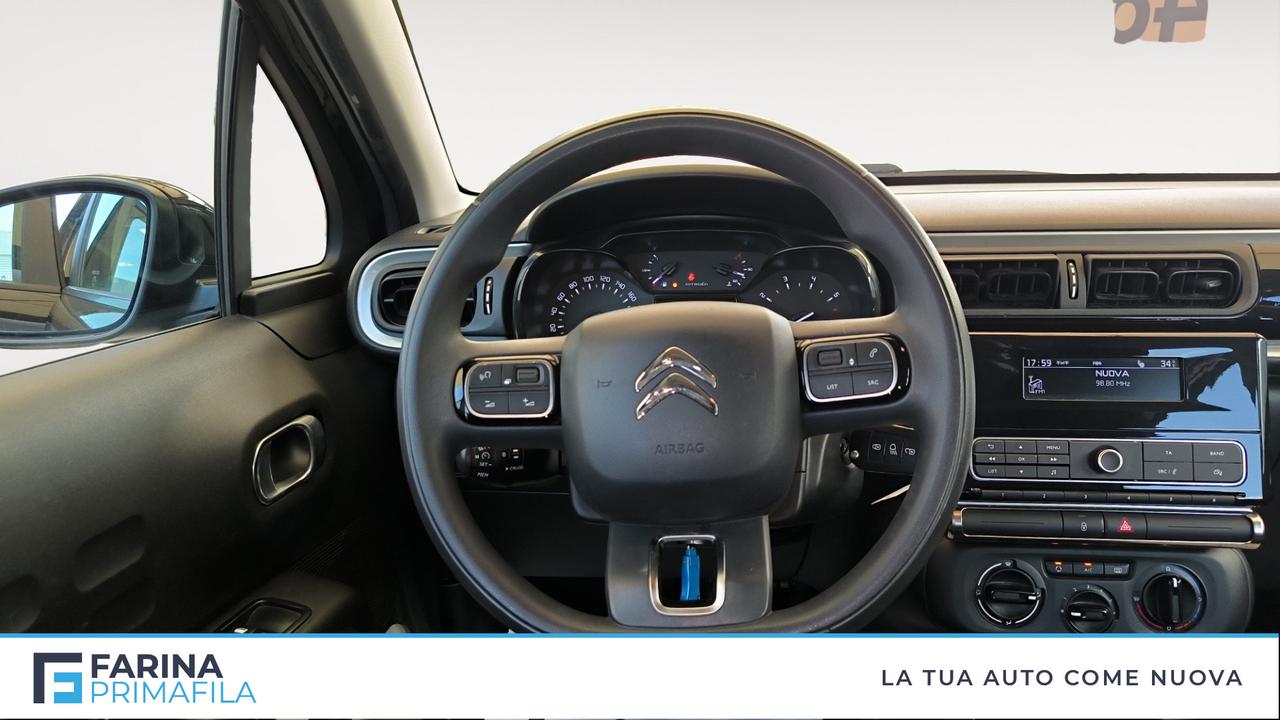 CITROEN C3 III 2017 - C3 1.2 puretech Feel s&s 83cv neopatentati my20