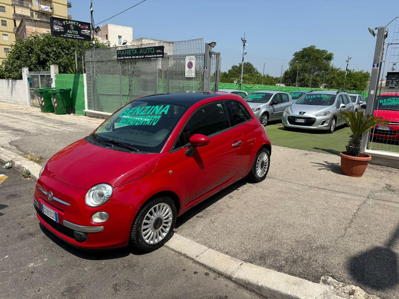 Fiat 500 1.2 Lounge - Anno 2010 - NEOPATENTATO