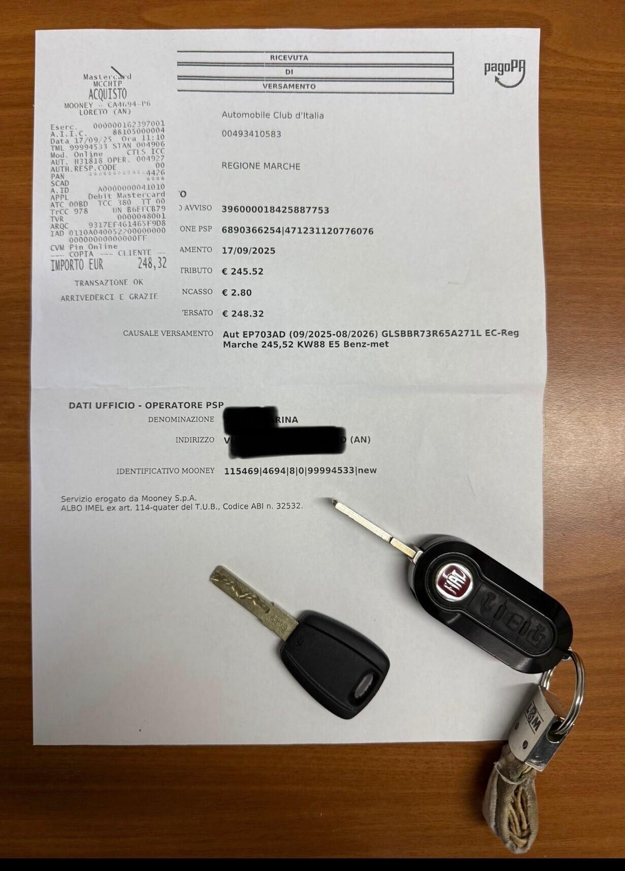 Fiat Doblo 7 posti 1.4 natural power 90mila KM