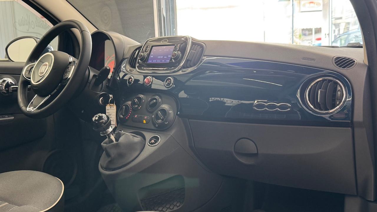 Fiat 500 1.2 Lounge Tetto Panoramico-2017