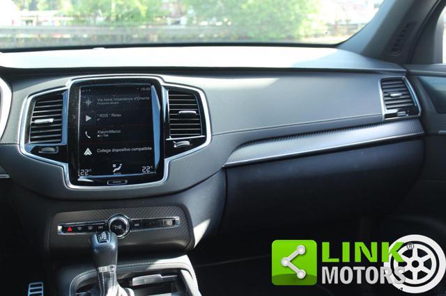 VOLVO XC90 D5 AWD Geartronic 7 posti R-design,Crystal White