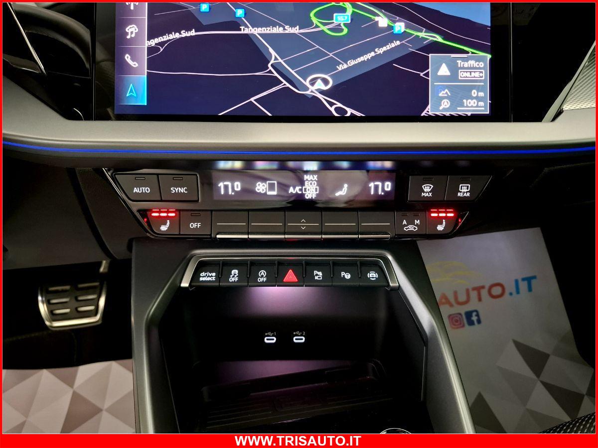 AUDI A3 SPB 35 2.0 Tdi S-tronic S-line Edition (MATRIX+PELLE+ANDROID+APPLE)