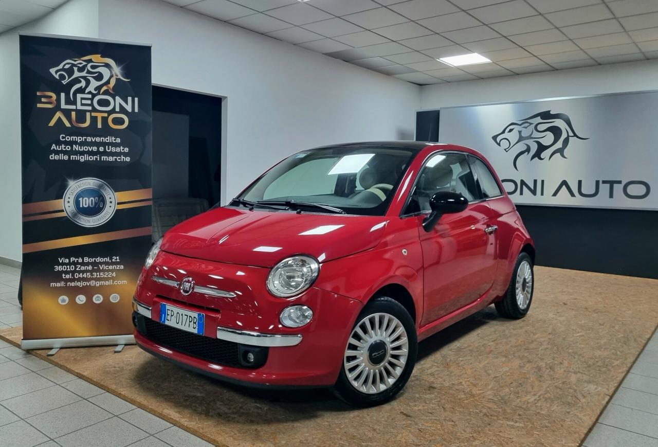 FIAT 500 1.2 BENZINA 69CV LOUNGE OK NEOPATENTATI